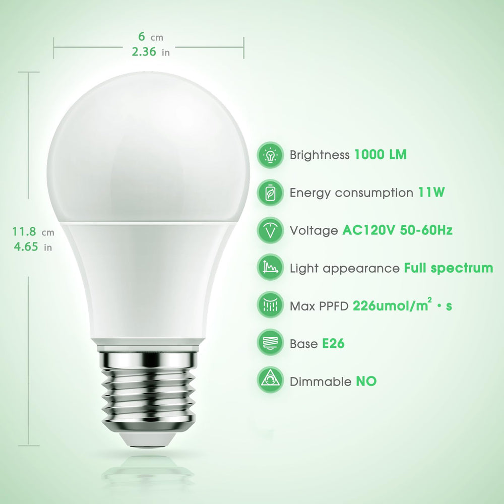 Briignite grow light bulb packaging front