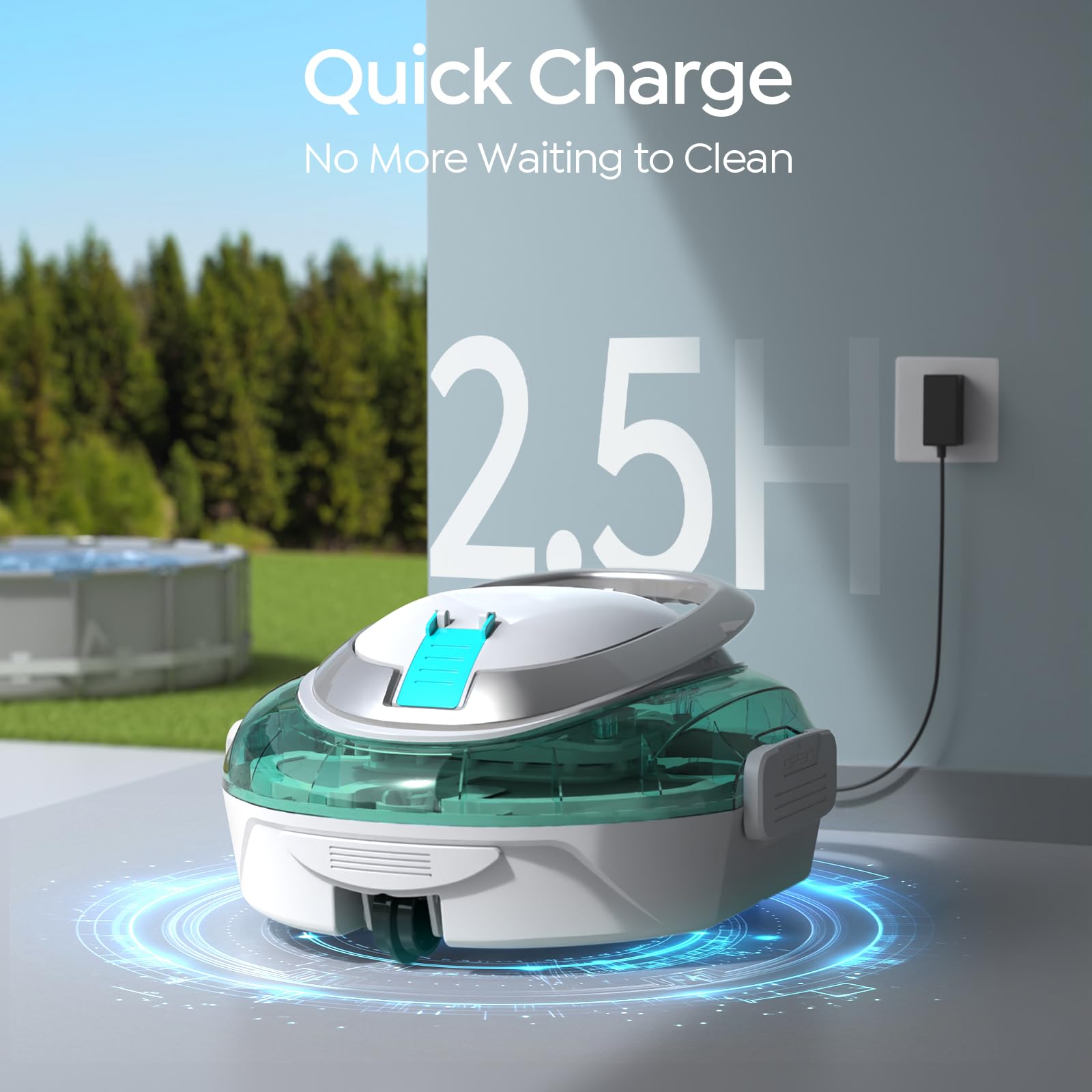 BRINBO S2 Pool Vacuum Robot filter before and after cleaning