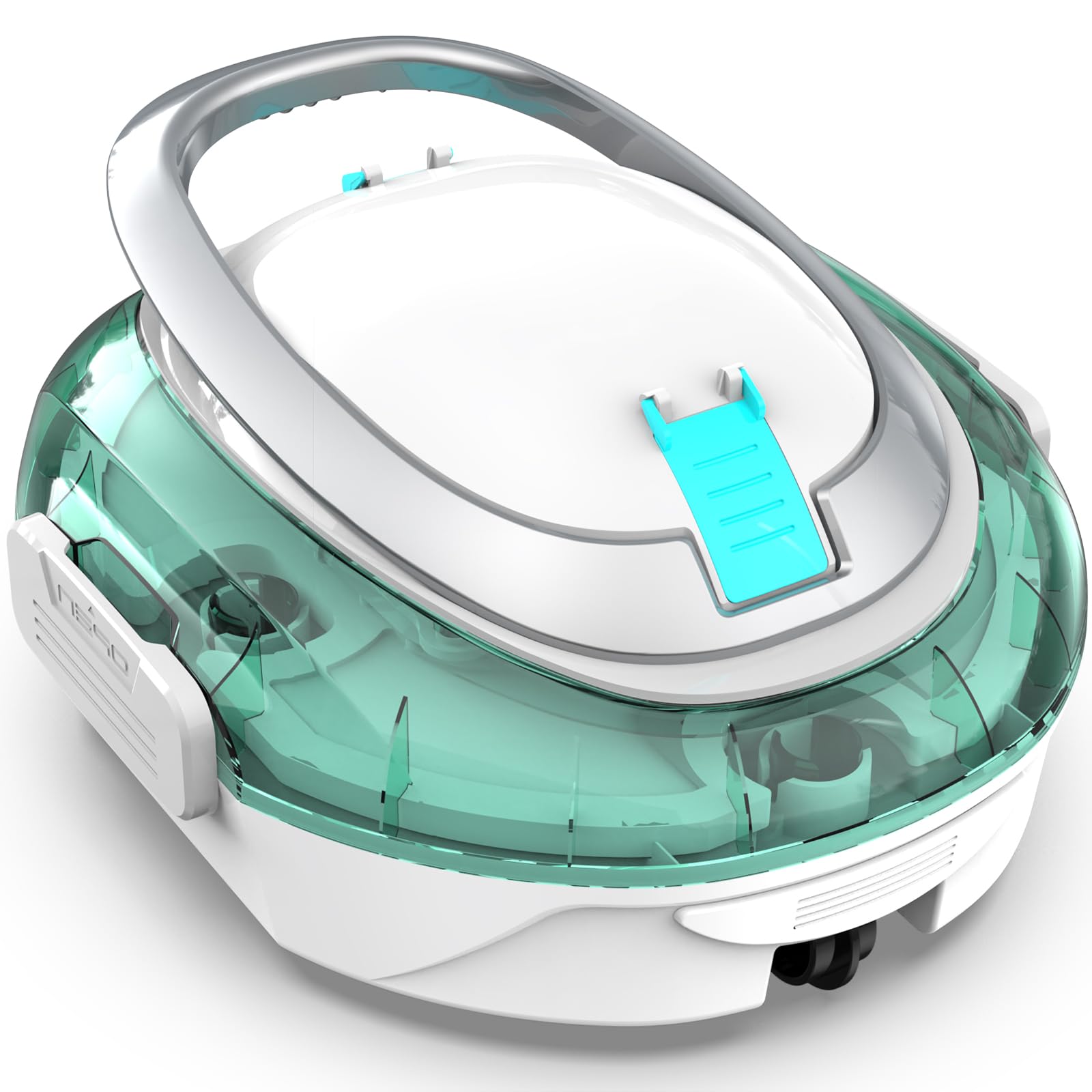 BRINBO S2 Pool Vacuum Robot in Glacier Green front view