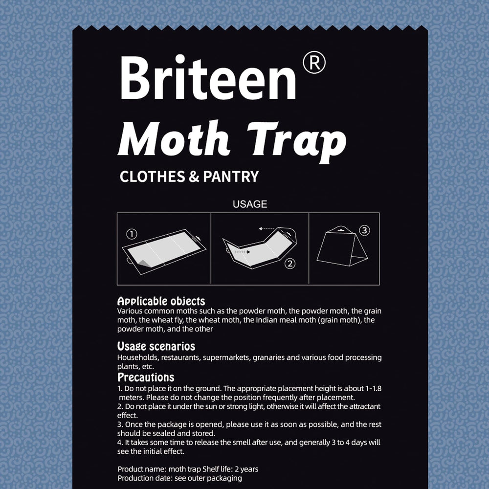 Briteen Moth Trap close-up showing pheromone design