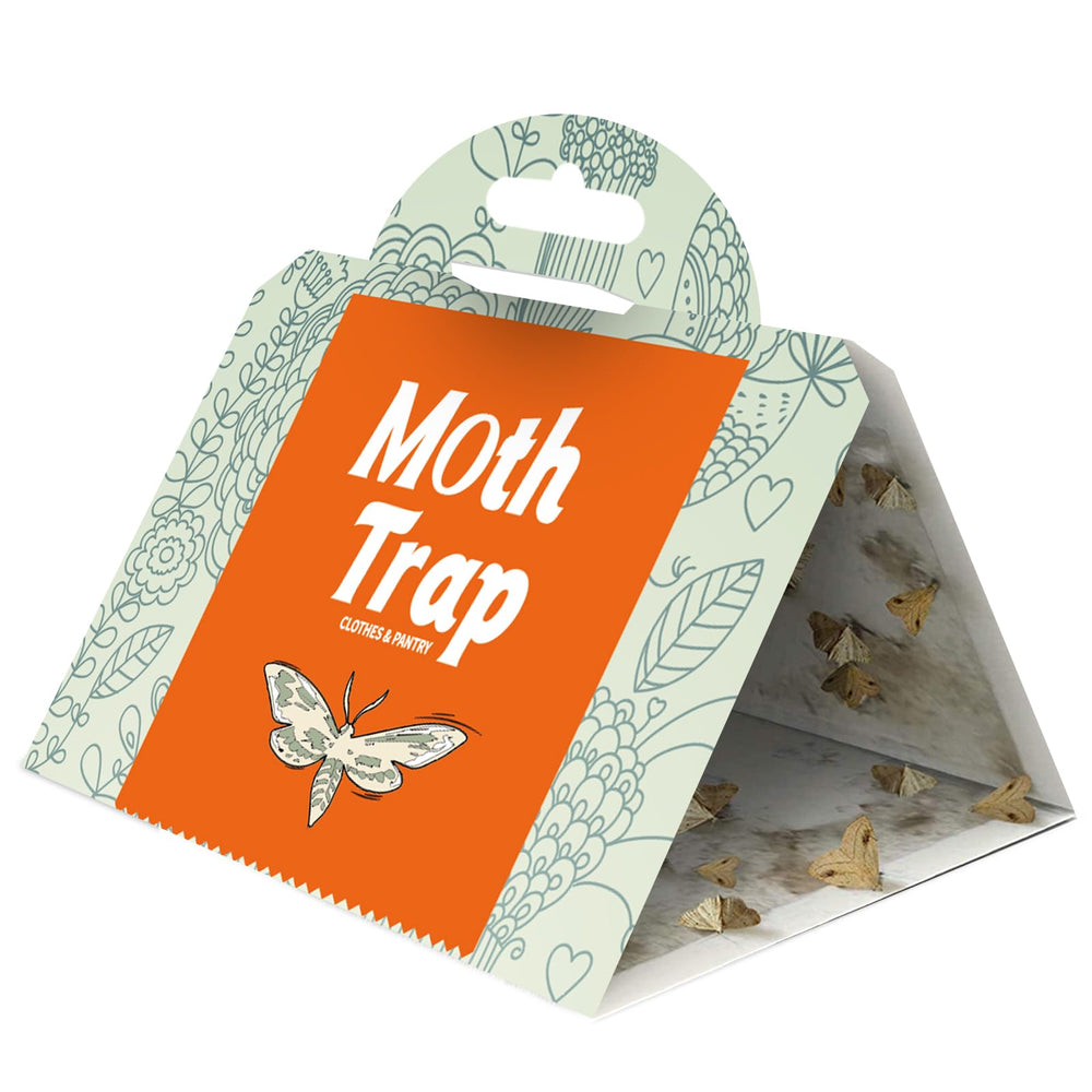 Briteen Moth Traps 10-Pack with orange packaging front view