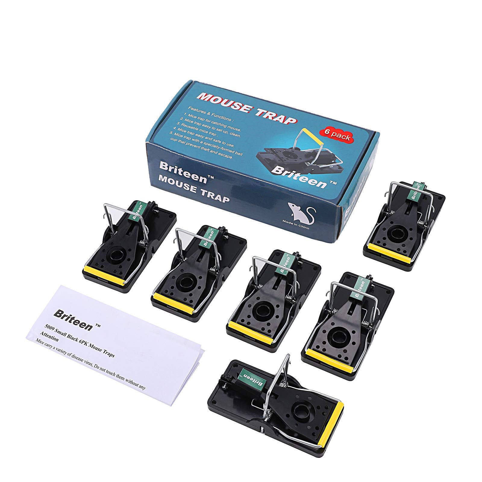 Briteen Mouse Trap 6-Pack packaging display