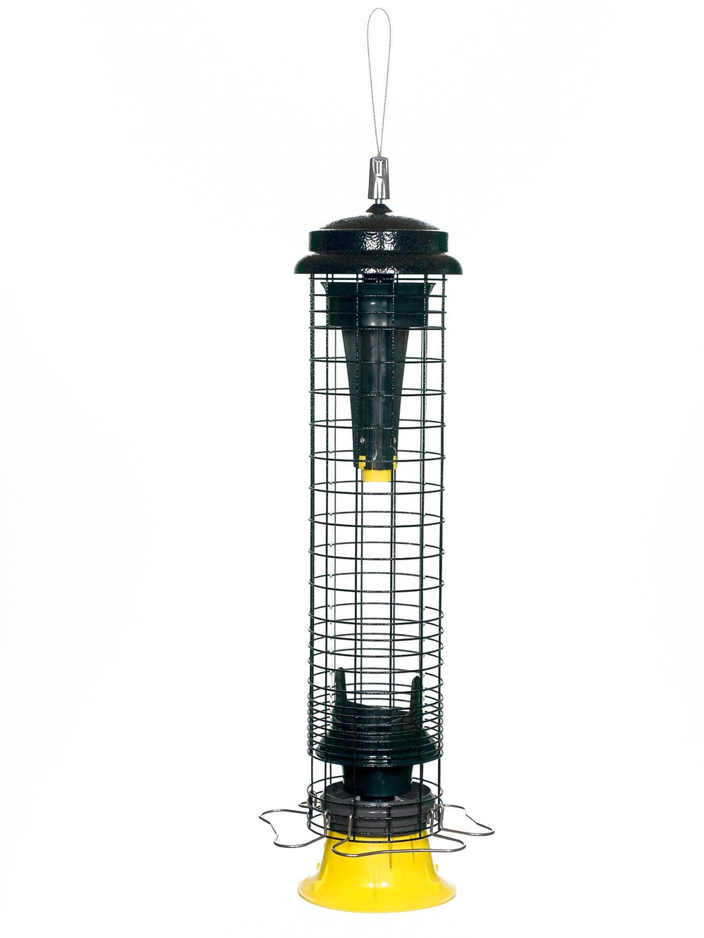 Brome Squirrel Solution 150 Bird Feeder side view showing chew-proof design