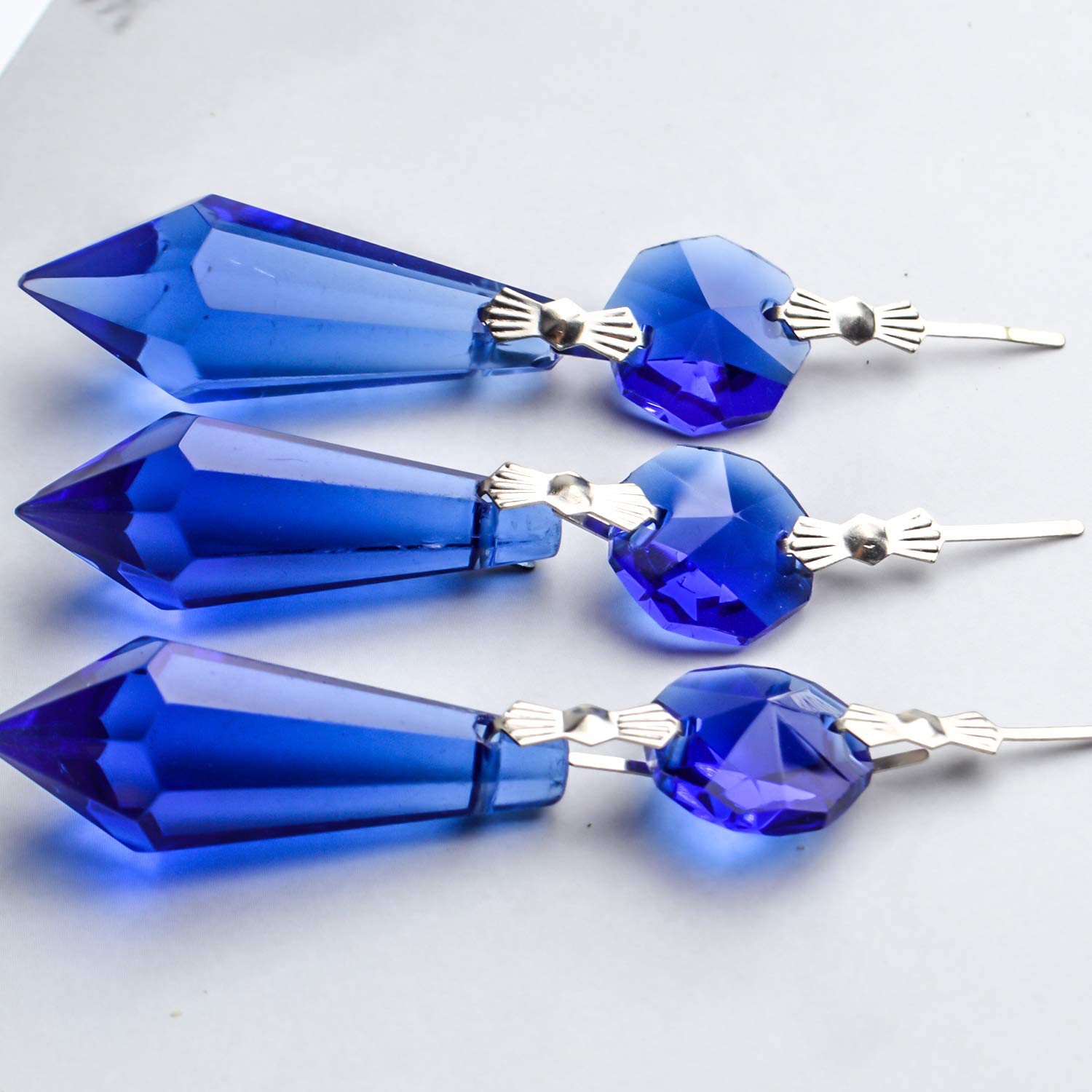 BronaGrand blue icicle prisms in packaging