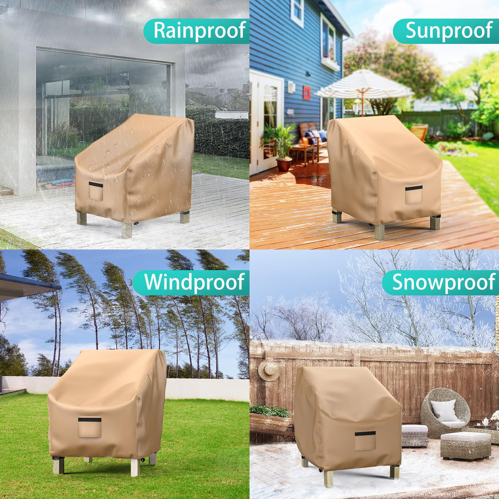 BROSYDA chair cover during rain on outdoor furniture