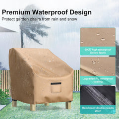 BROSYDA chair cover showing waterproof feature