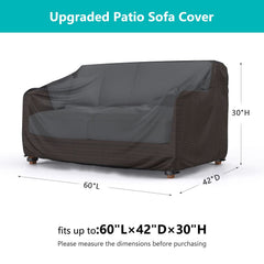 BROSYDA couch cover showing waterproof oxford fabric