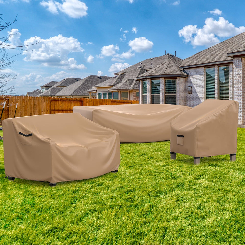 BROSYDA cover fitting over rectangular outdoor table