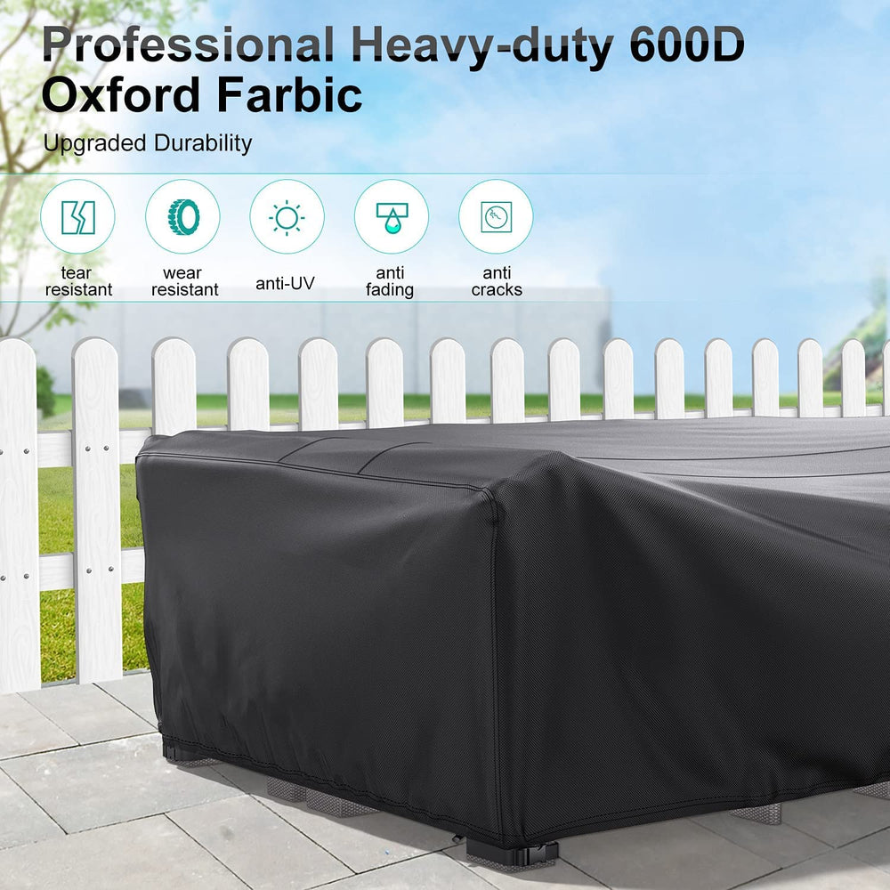 BROSYDA furniture cover on outdoor sectional