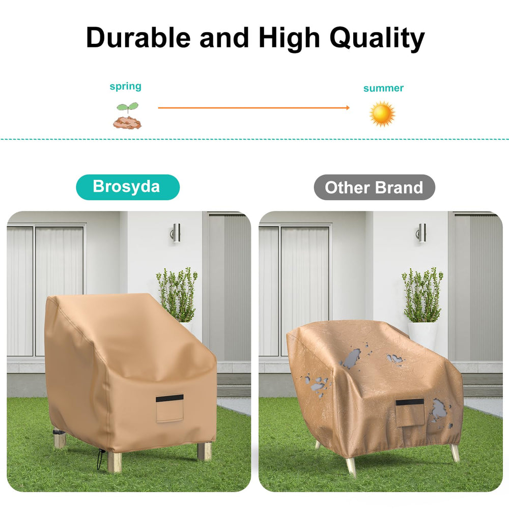 BROSYDA large patio chair covers in packaging