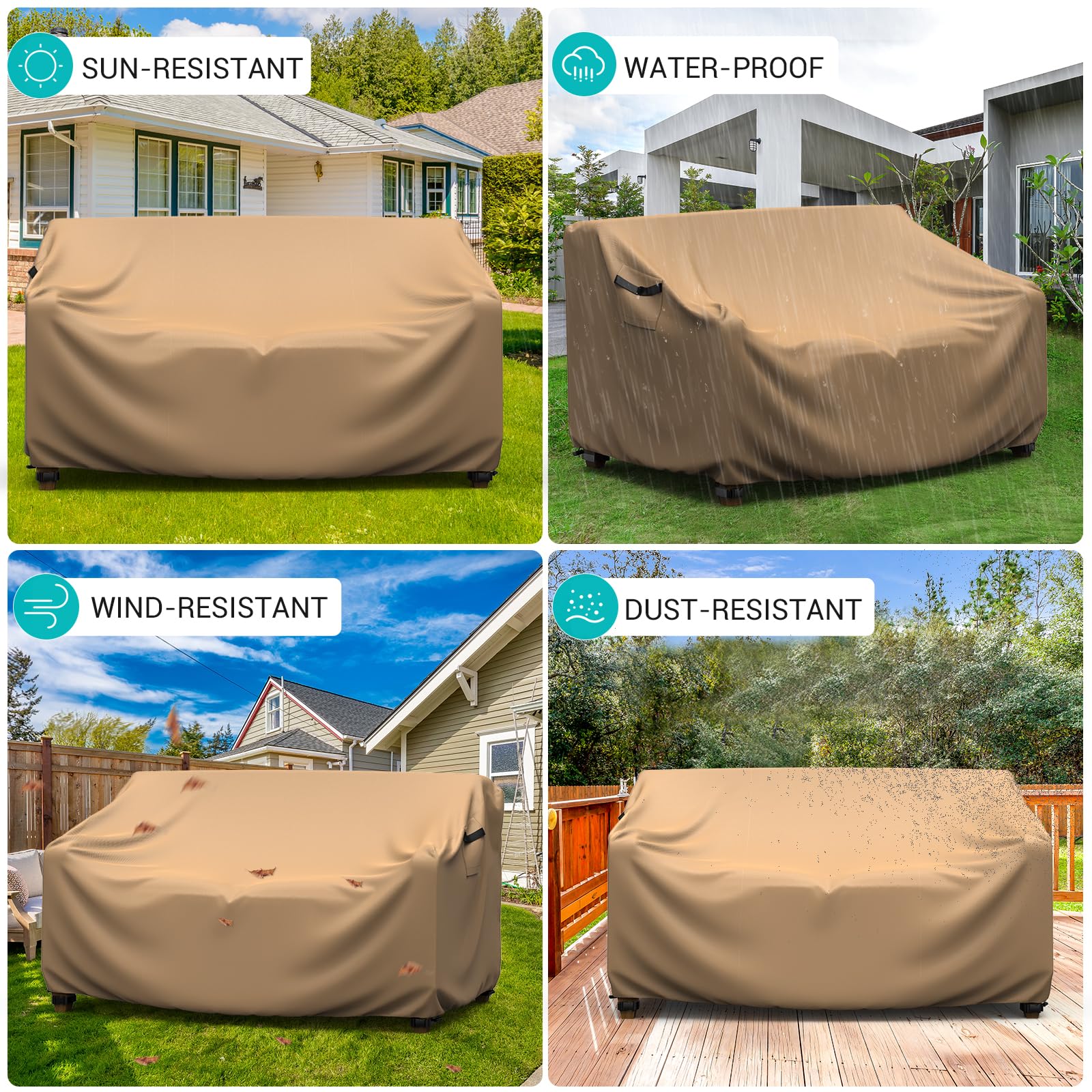 BROSYDA patio cover in storage bag