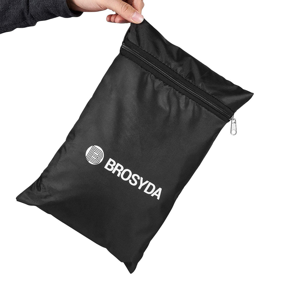BROSYDA patio cover protecting outdoor furniture from rain