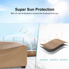 BROSYDA patio cover showing vent design for air circulation