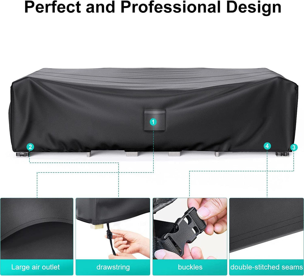 BROSYDA Patio Furniture Cover packed in included bag
