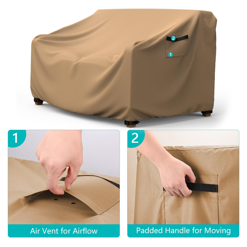 BROSYDA waterproof patio furniture cover side view