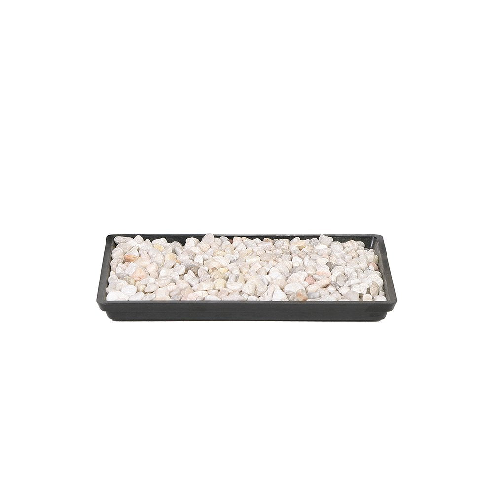 Brussel's Bonsai 8-inch humidity tray with decorative rocks