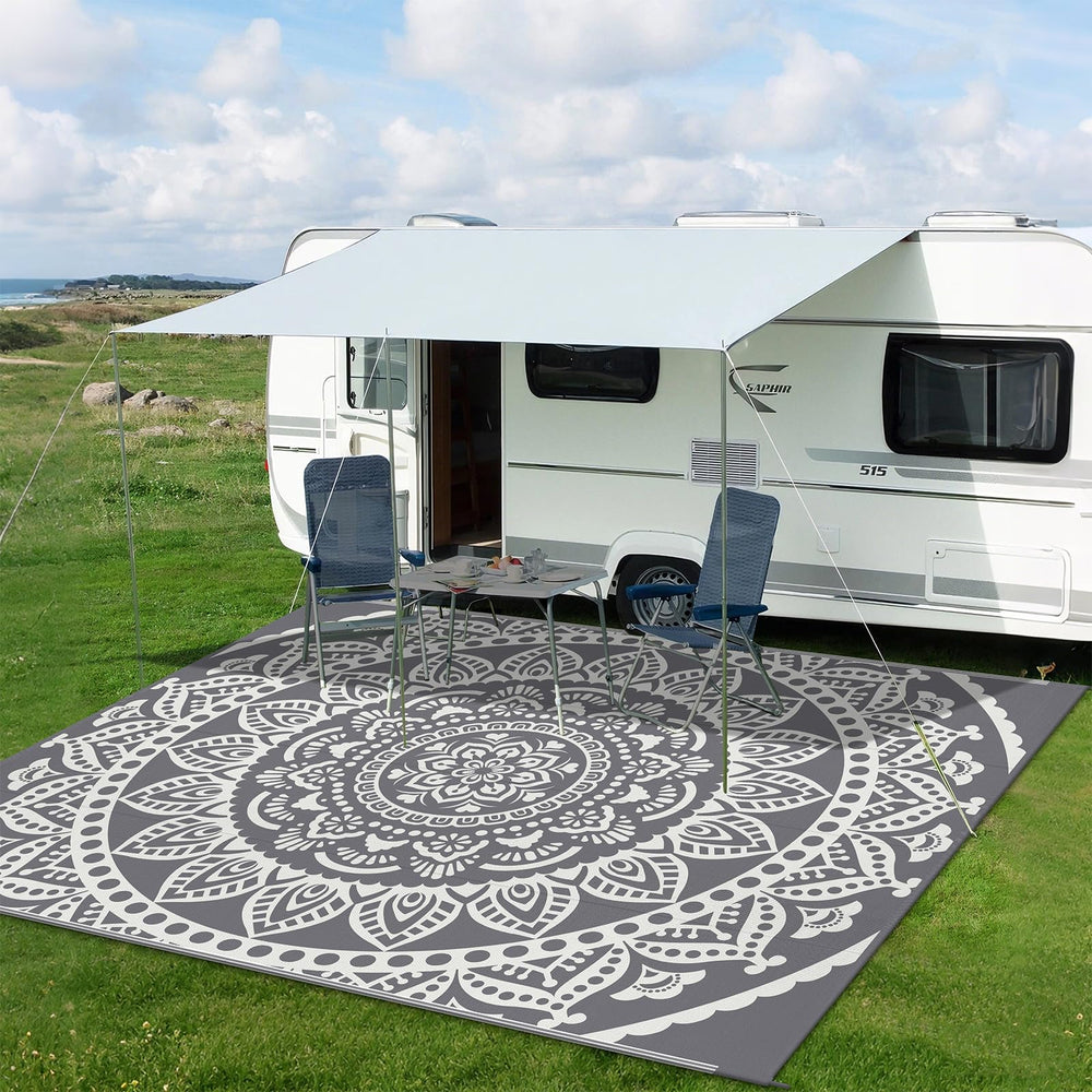 Bsmathom outdoor rug by the poolside