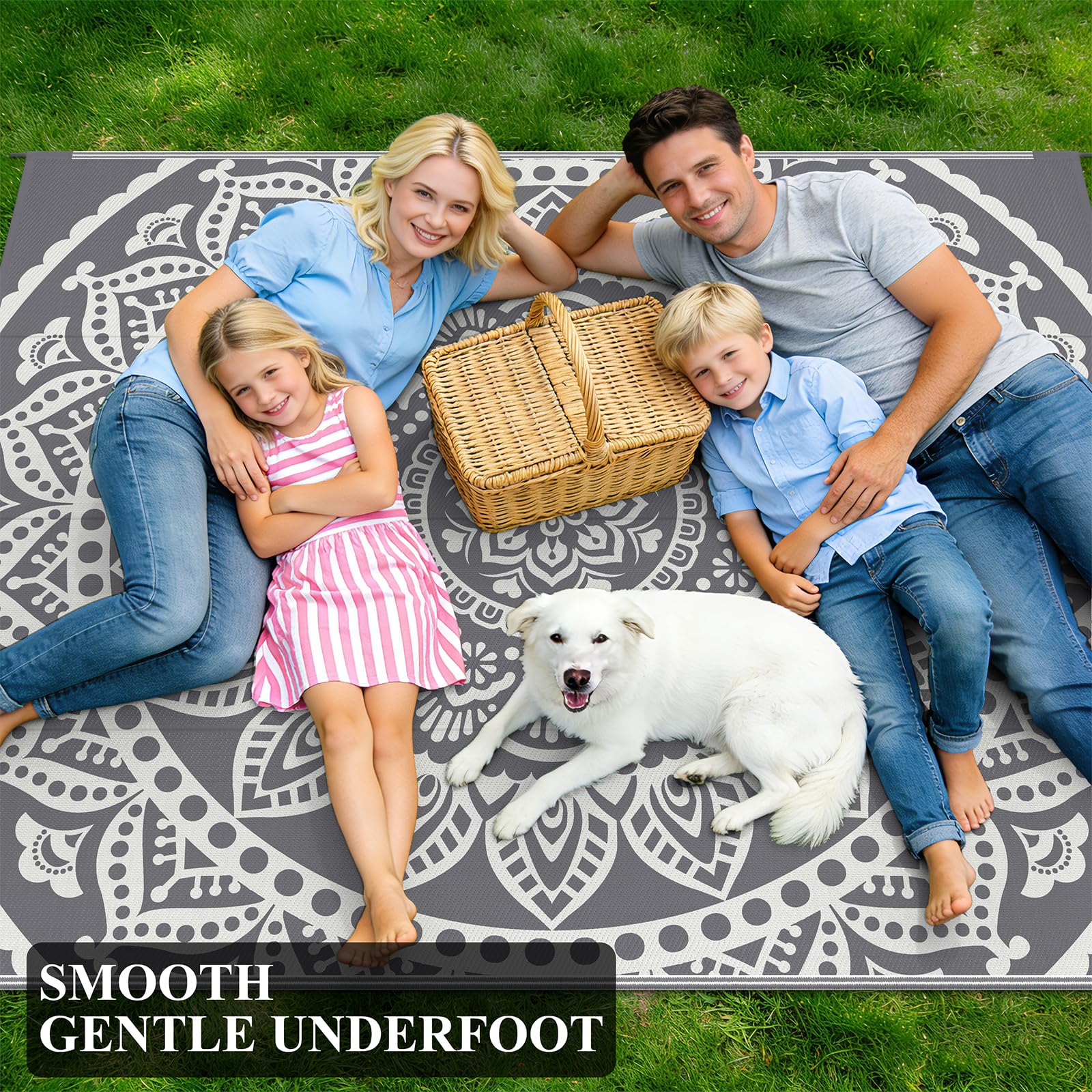 Bsmathom outdoor rug showcasing durability during outdoor use