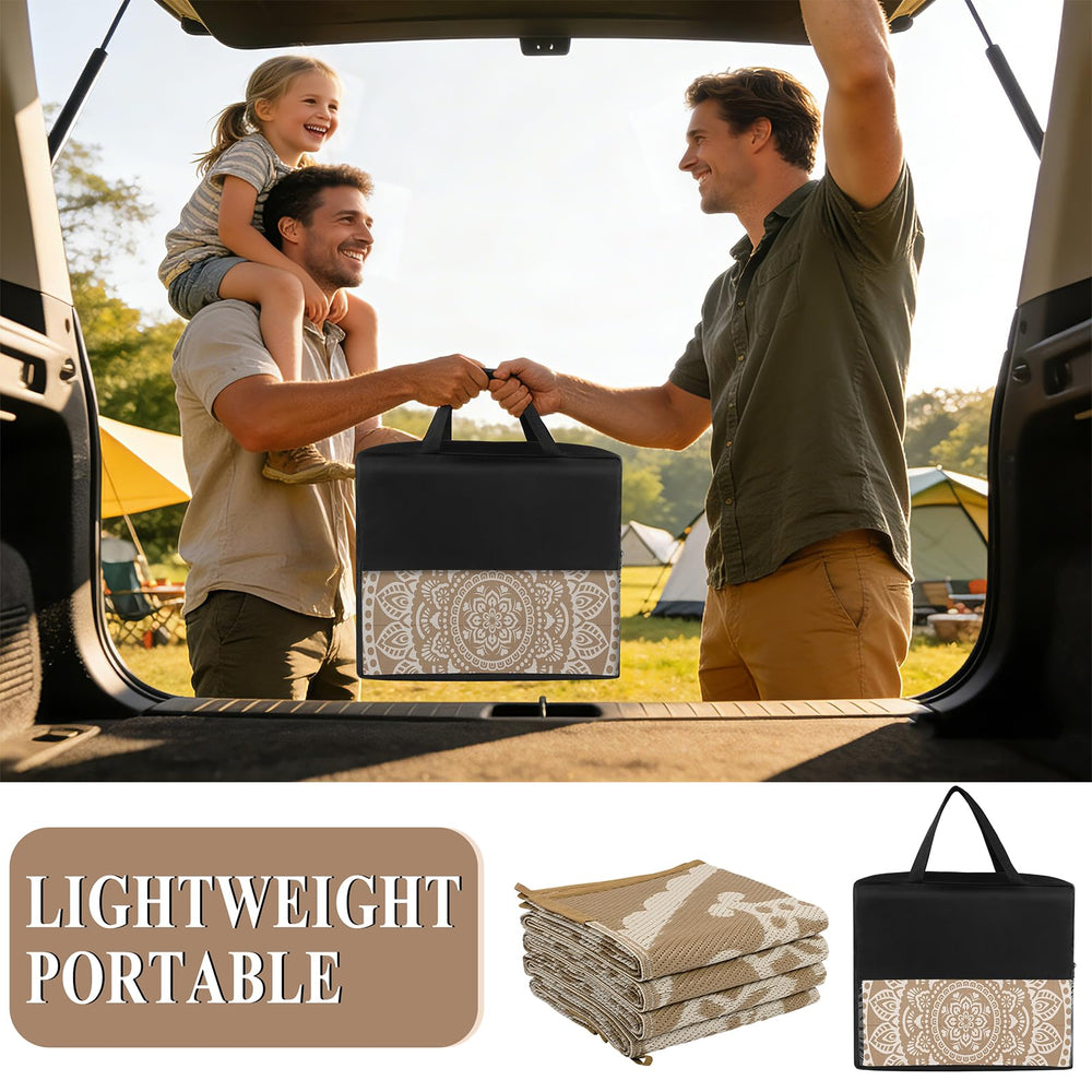 Bsmathom Outdoor Rug with matching carry bag