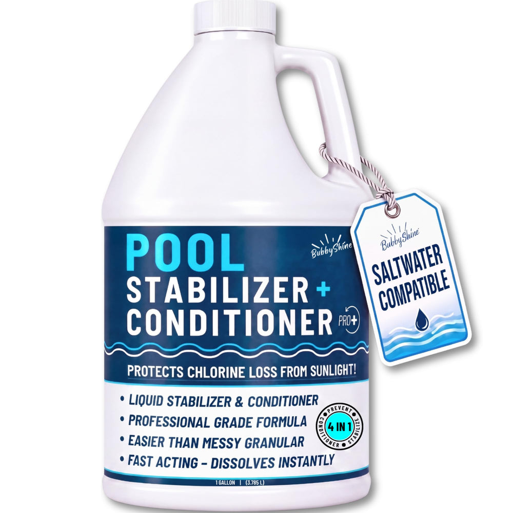 BubbyShine Pool Stabilizer 1 Gallon front view