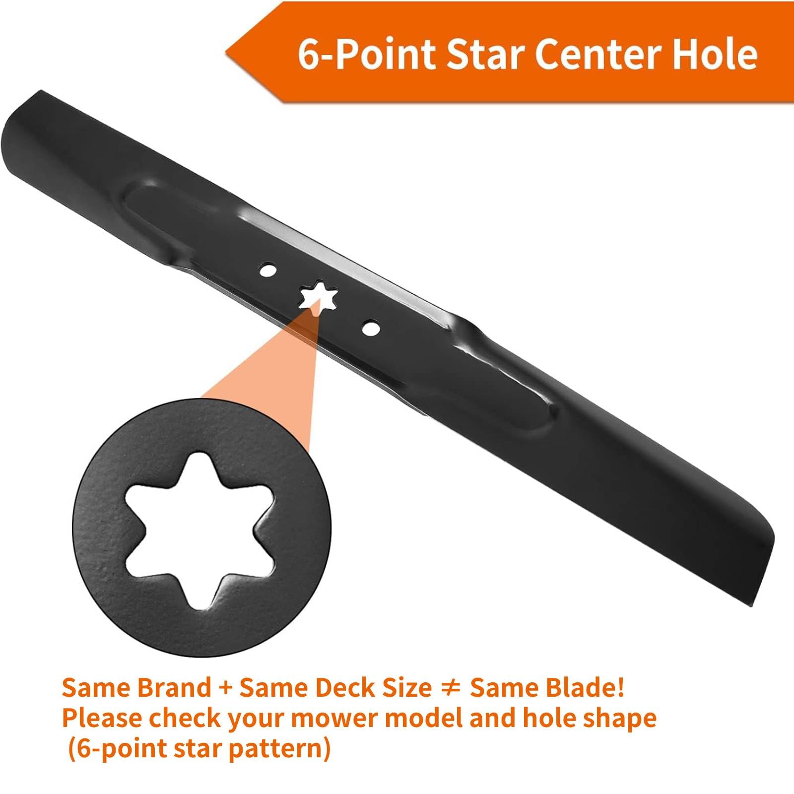 budrash mower blades package with two blades