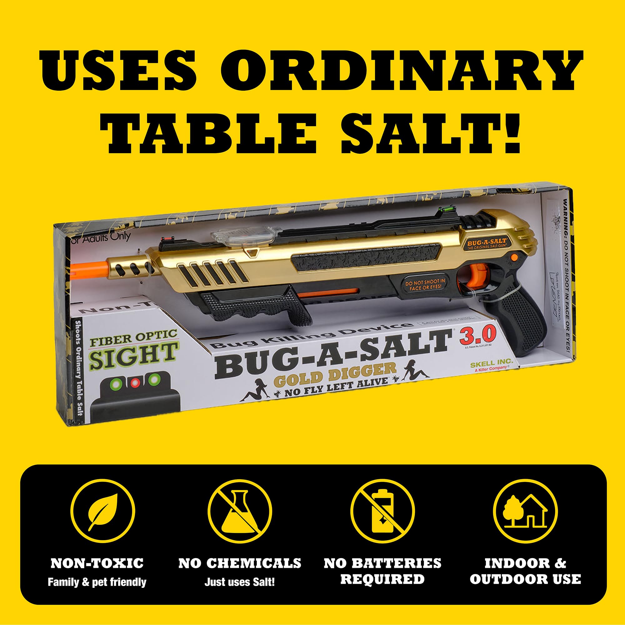 BUG-A-SALT 3.0 in action targeting a housefly