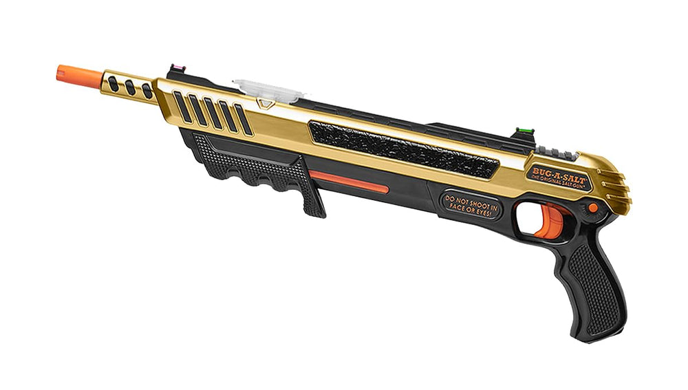 BUG-A-SALT Gold Digger Fiber Optic 3.0 front view with gold finish