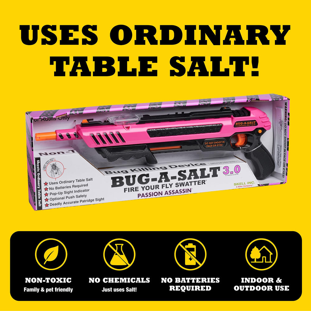 BUG-A-SALT Passion Assassin 3.0 in action targeting a fly