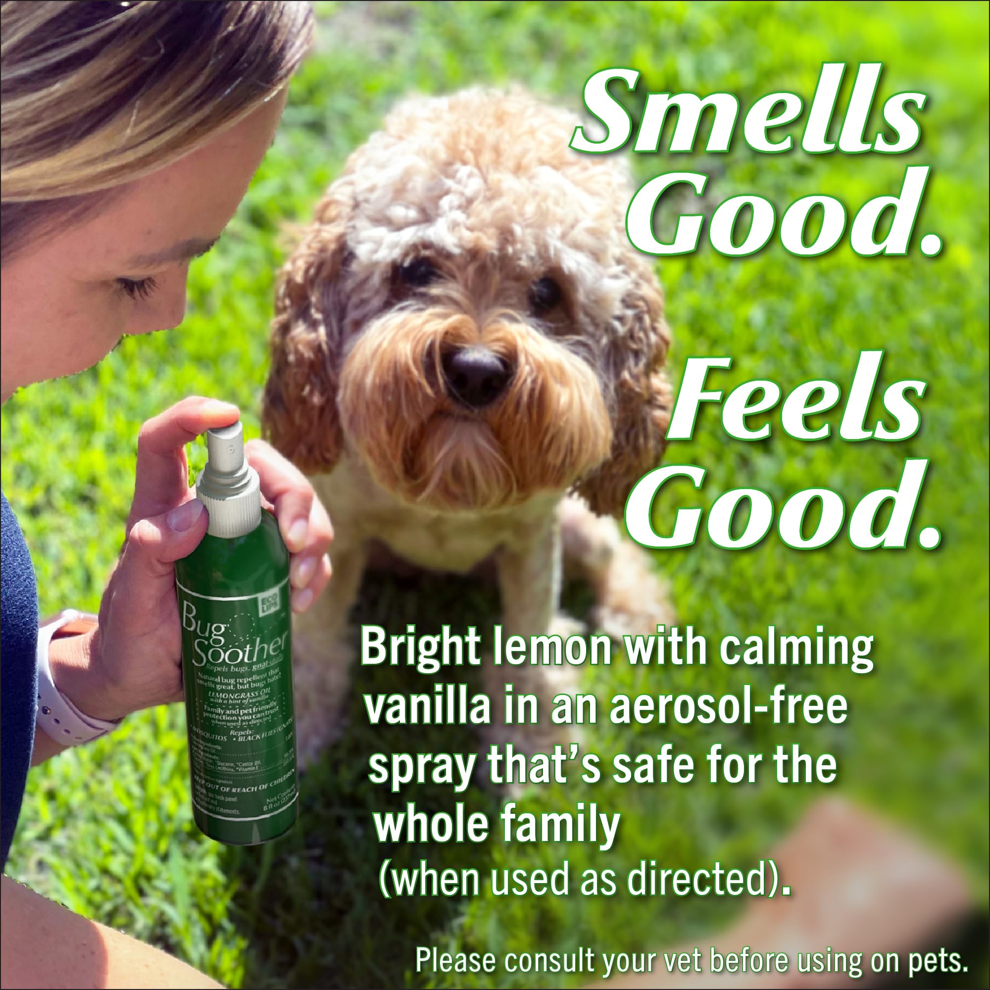Bug Soother insect repellent spray pack size variety