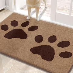 Buganda Dog Door Mat 30x20 beige front view