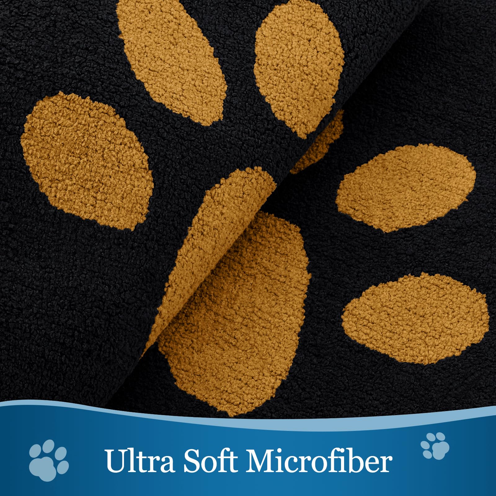 Buganda Dog Door Mat 30x20 with non-slip backing