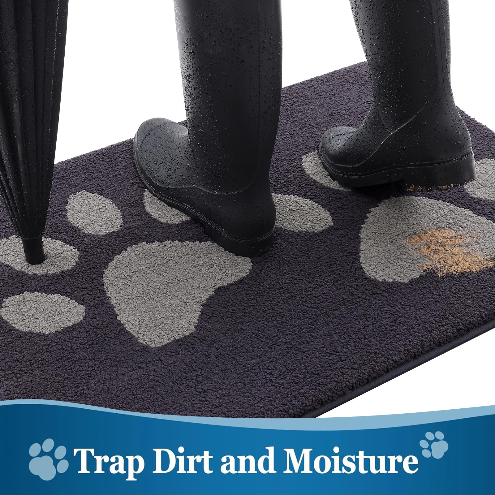 Buganda Dog Door Mat 70x24 soft microfiber texture