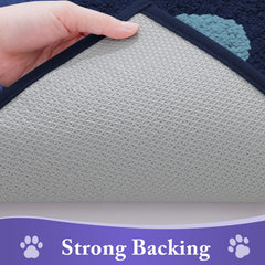 Buganda Dog Door Mat absorbing moisture and dirt