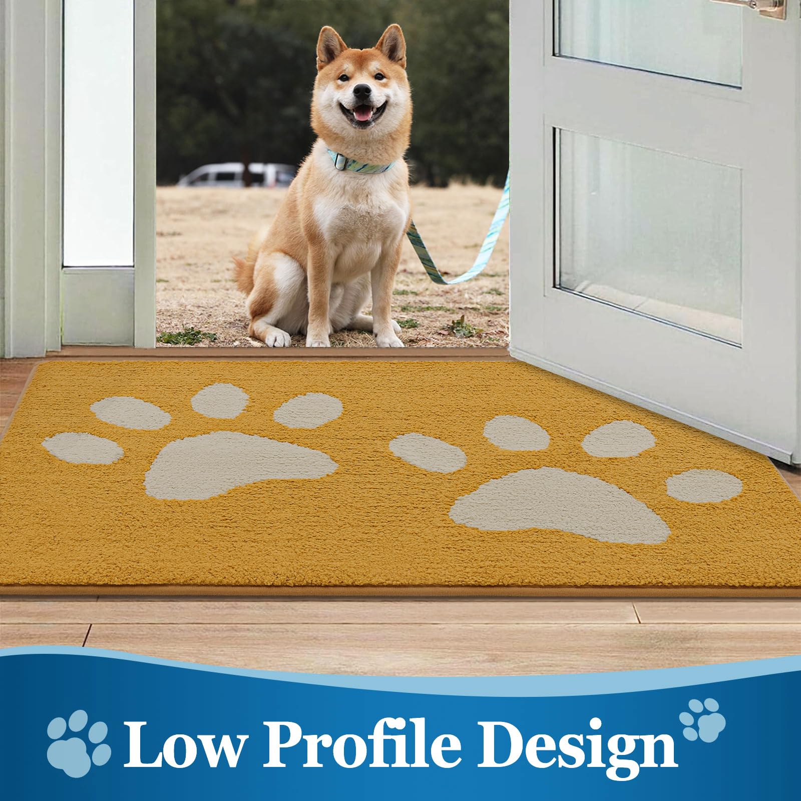 Buganda Dog Door Mat after cleaning process