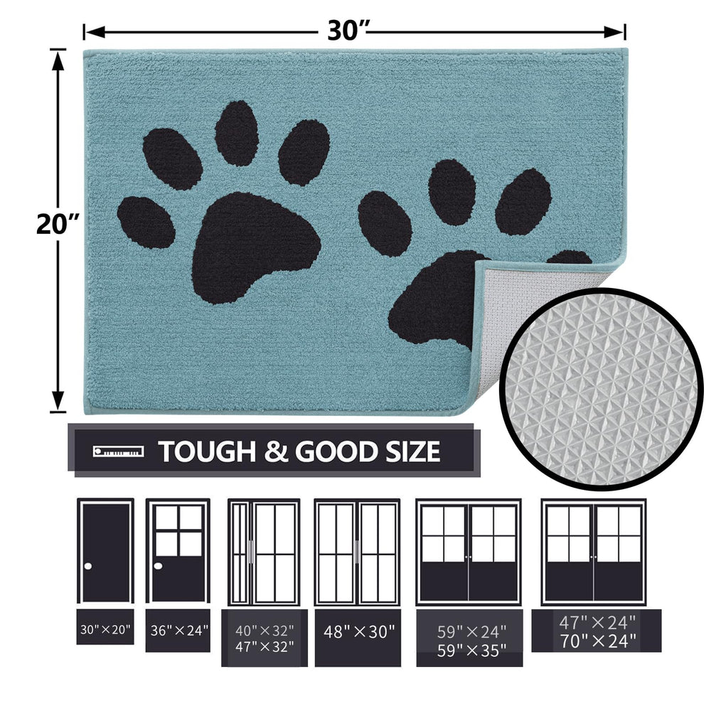 Buganda Dog Door Mat cozy for pets after baths