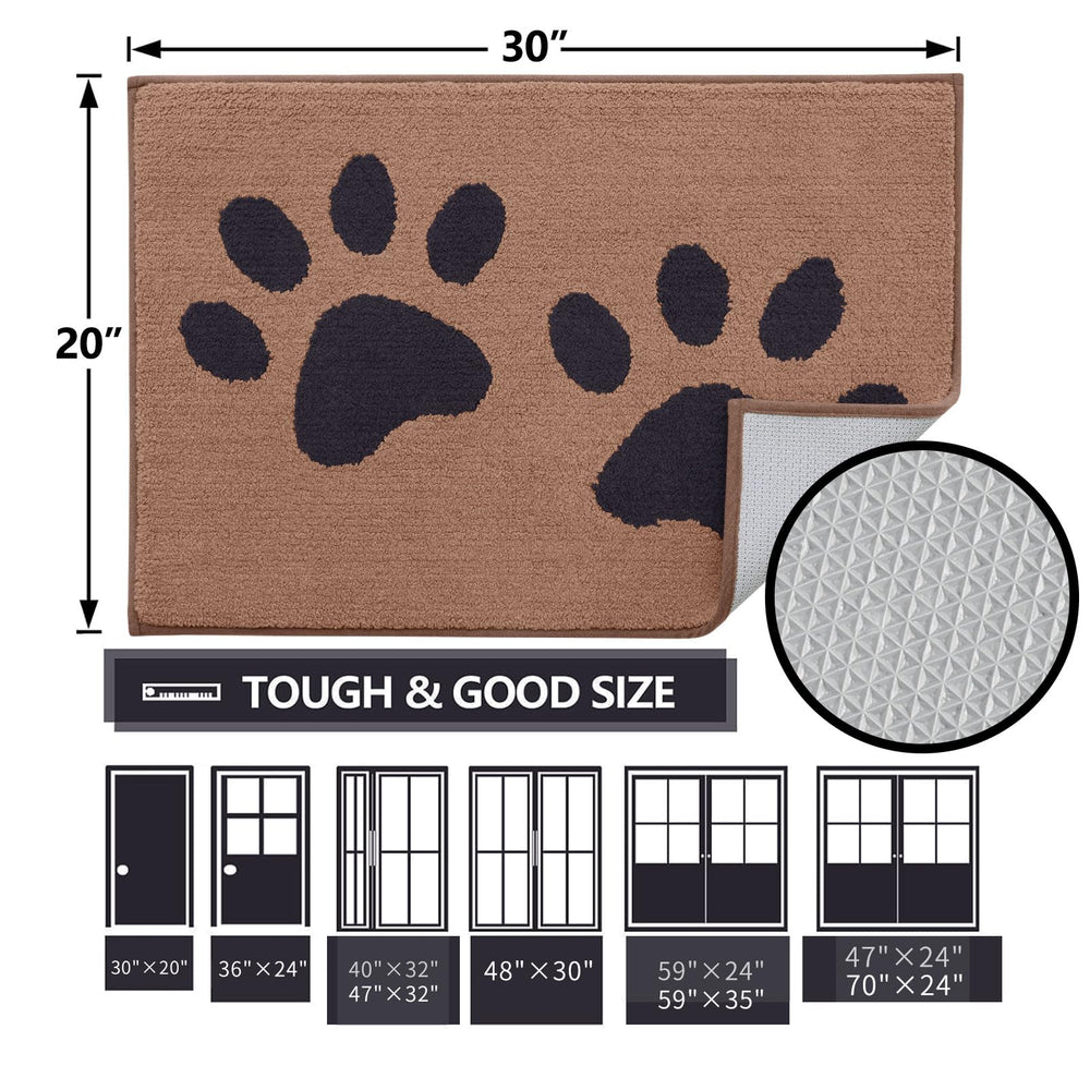 Buganda Dog Door Mat dry after cleaning