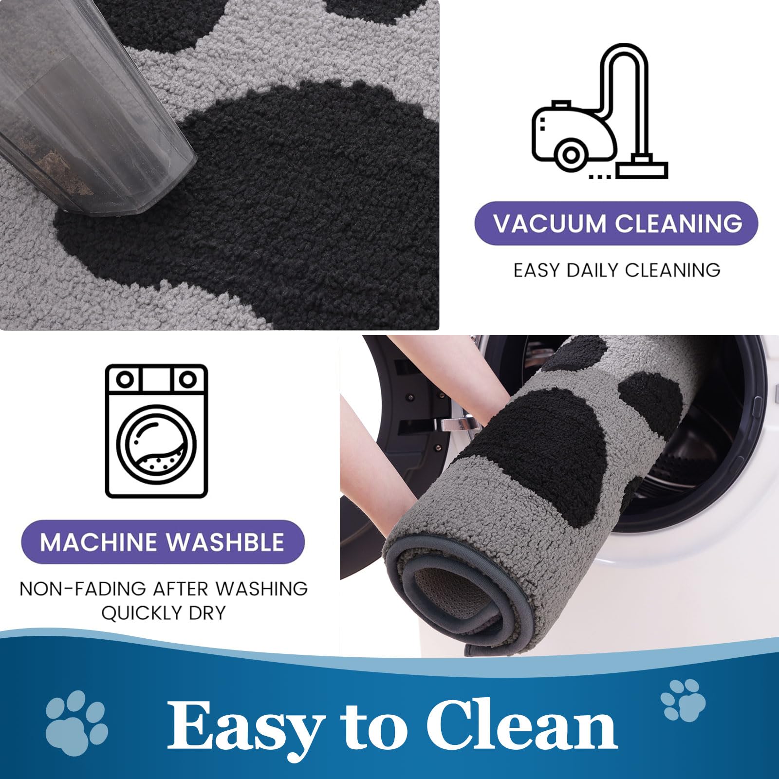 Buganda Dog Door Mat easy to clean fabric