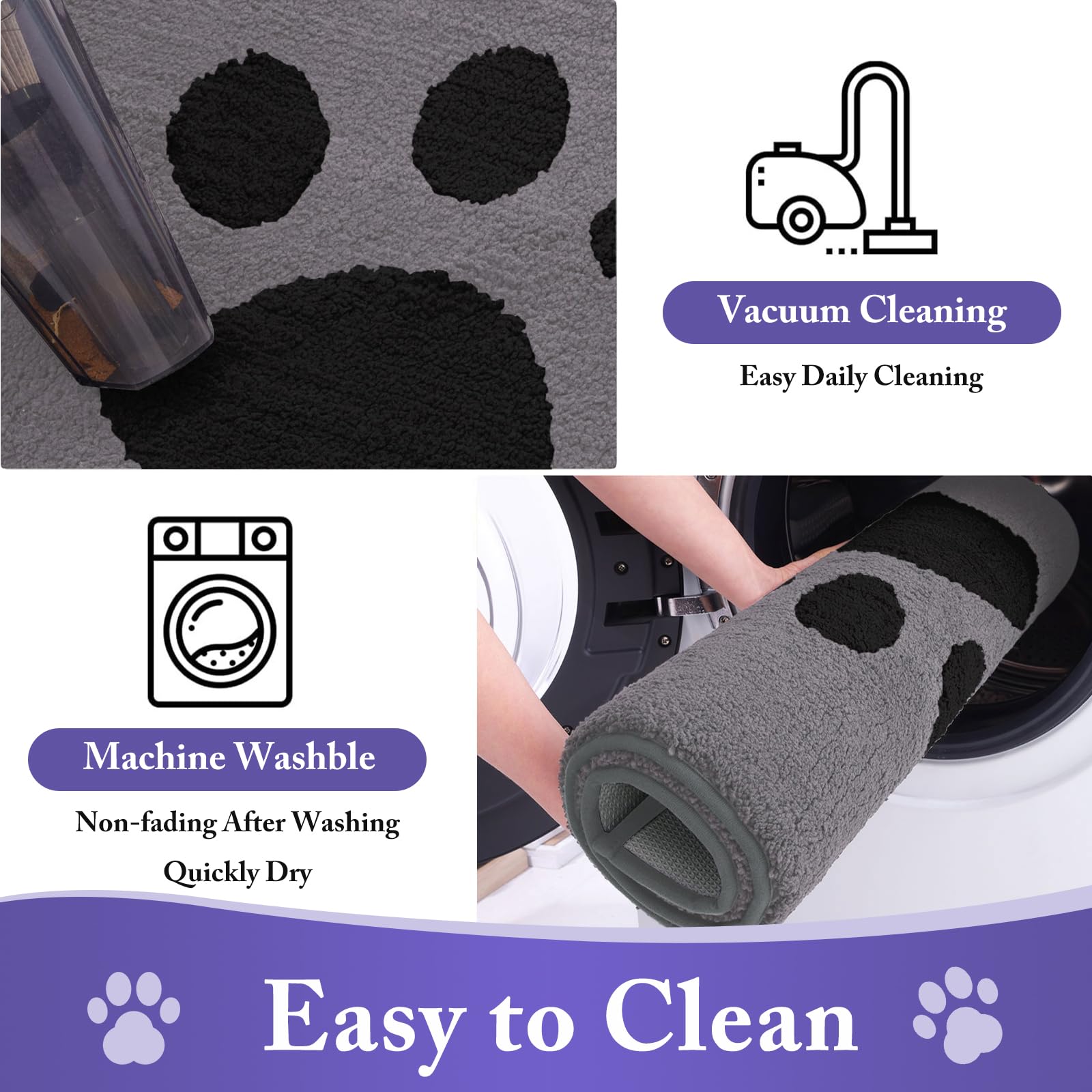 Buganda Dog Door Mat in front of an entryway