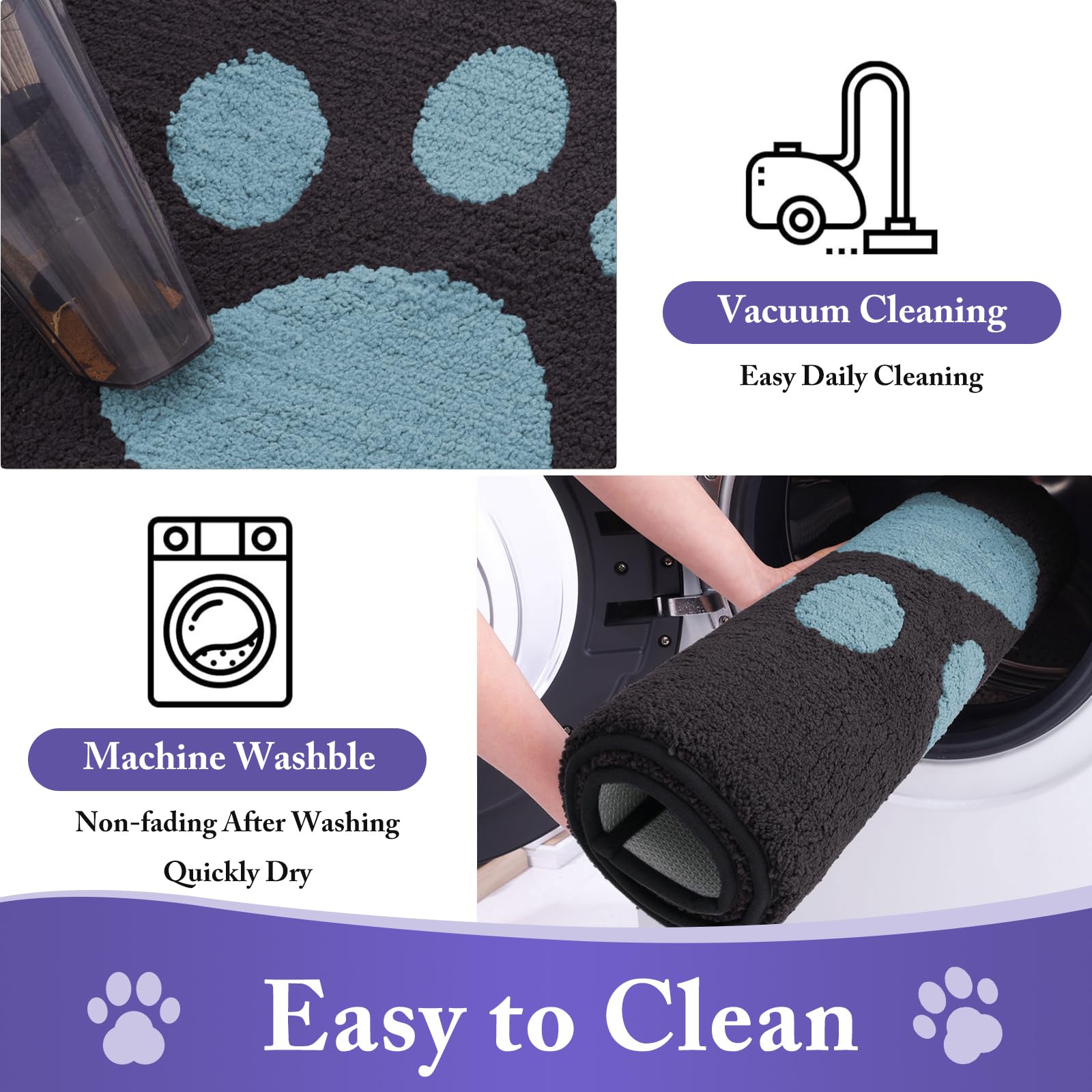 Buganda Dog Door Mat in use at an entryway