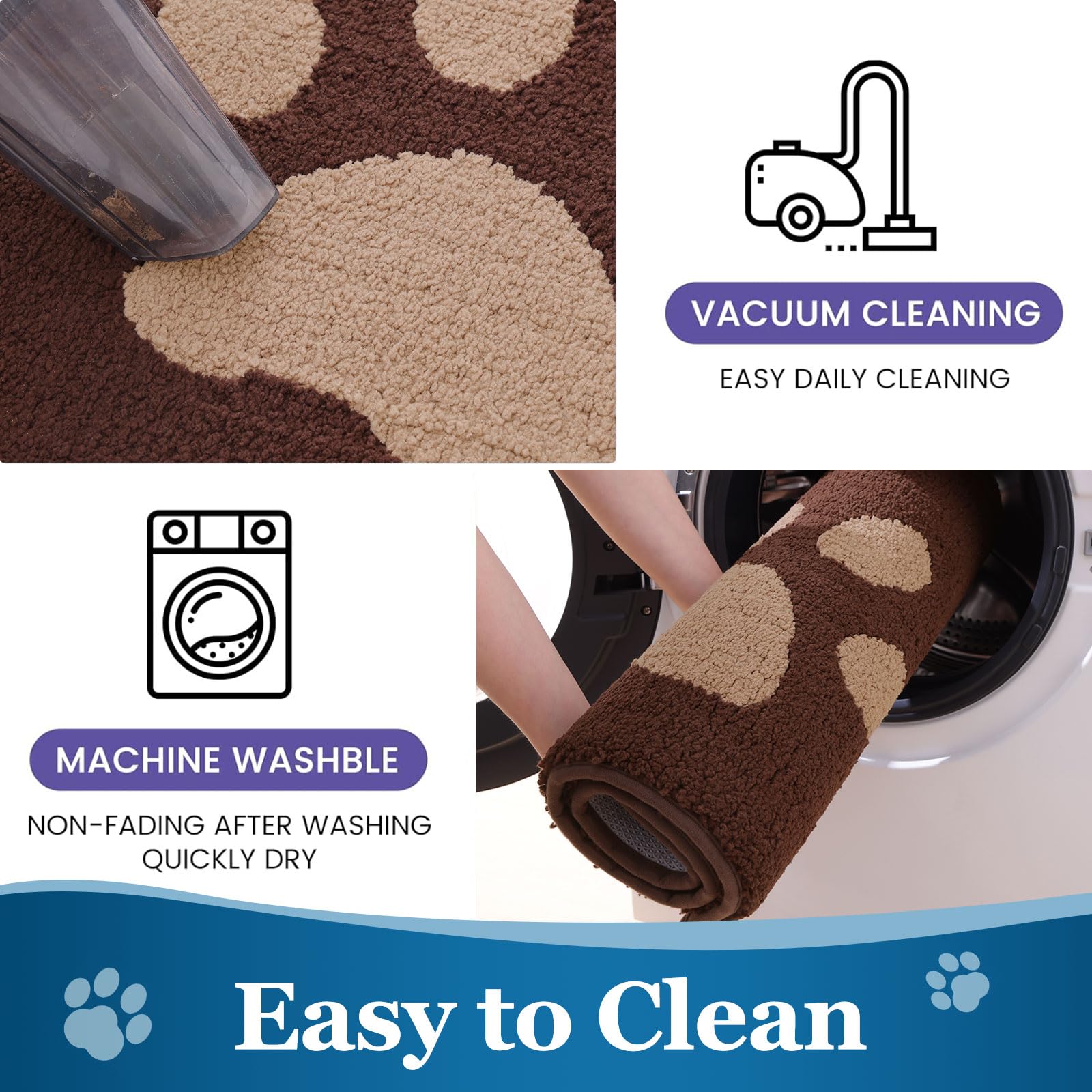 Buganda Dog Door Mat machine washable