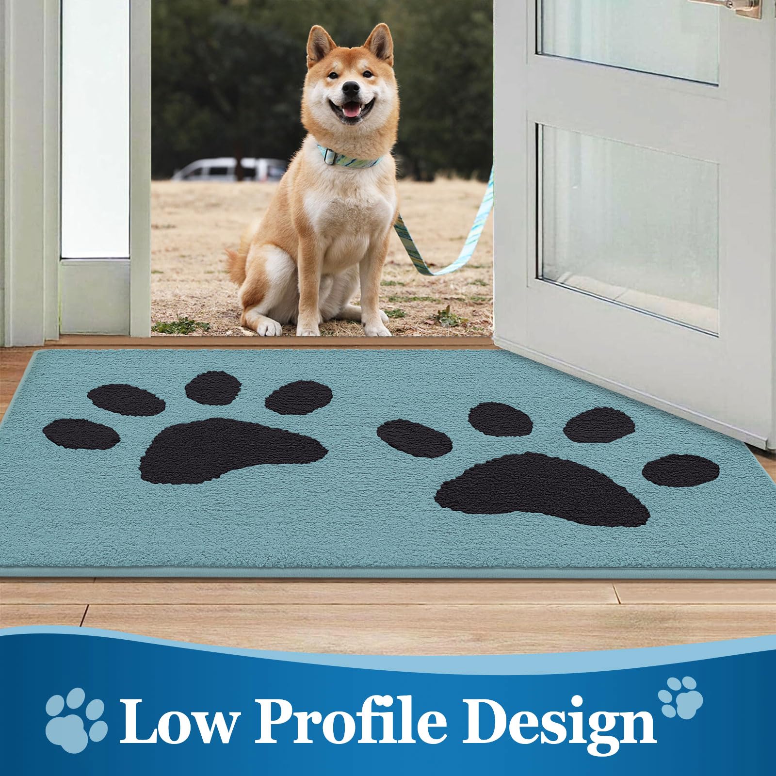 Buganda Dog Door Mat machine washable for easy cleaning