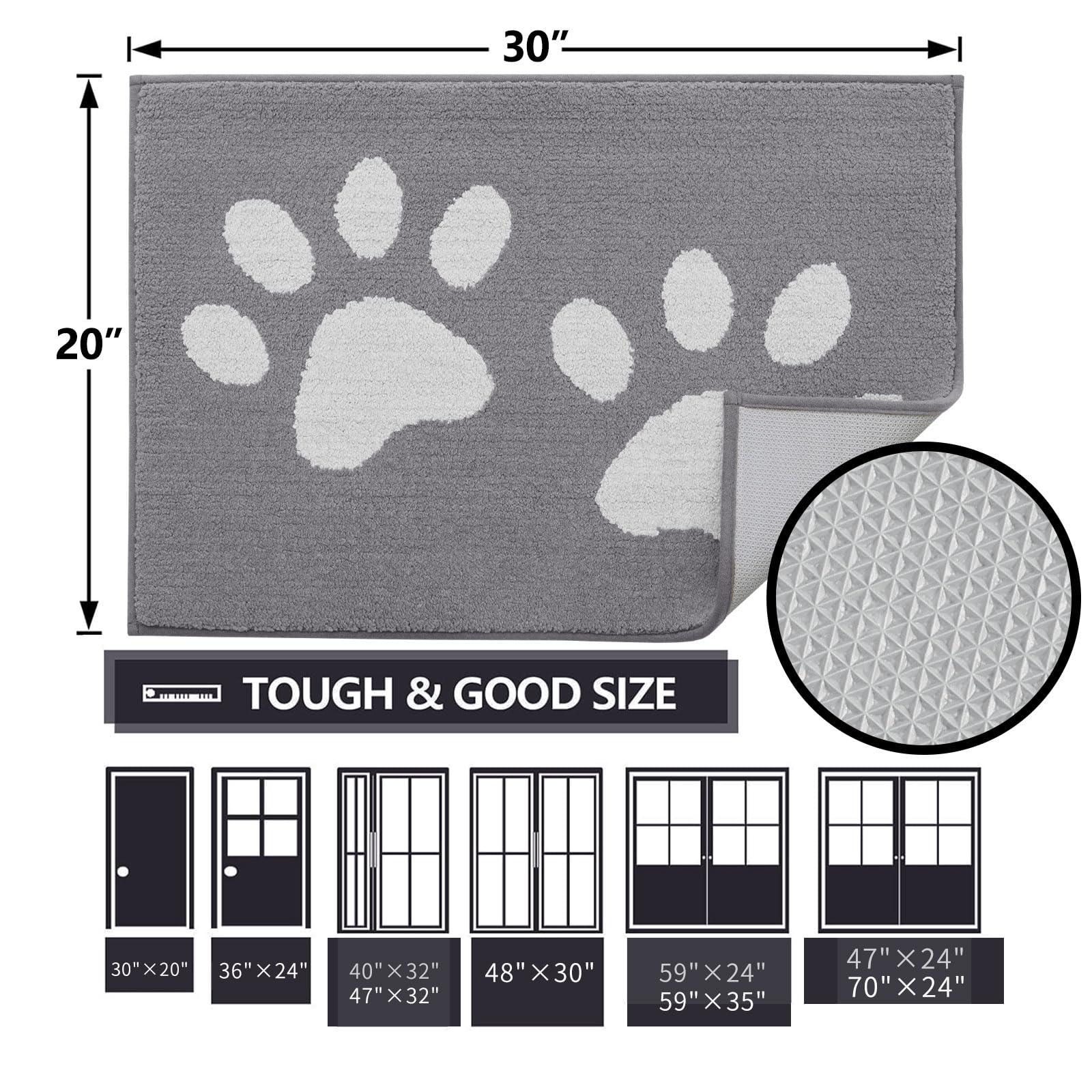 Buganda Dog Door Mat machine washing instructions