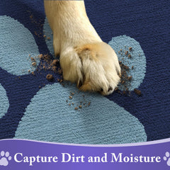Buganda Dog Door Mat on a clean entryway floor