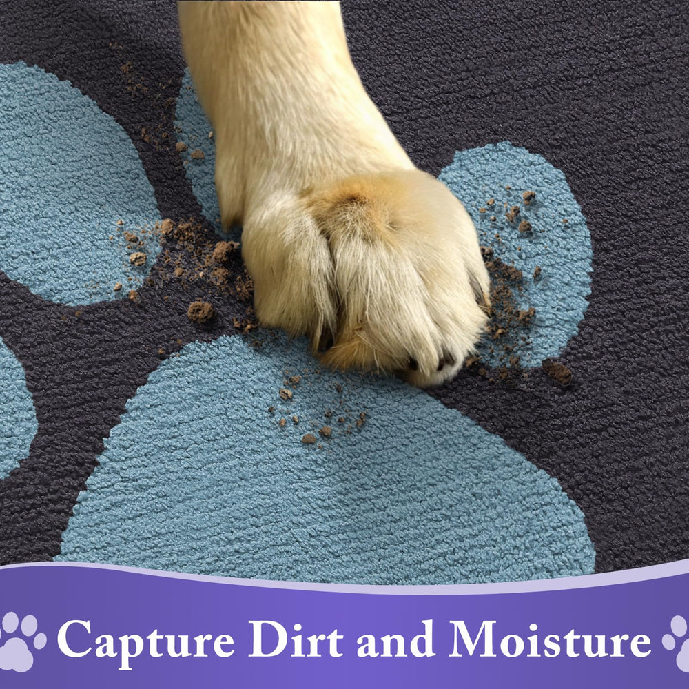 Buganda Dog Door Mat on a clean, smooth floor