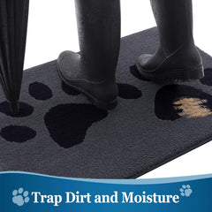 Buganda Dog Door Mat plush microfiber close-up