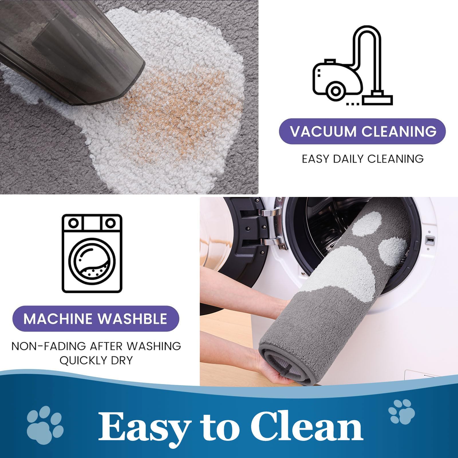 Buganda Dog Door Mat rolled up for easy storage