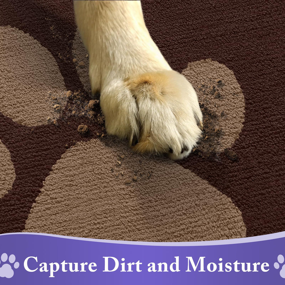 Buganda Dog Door Mat showing anti-slip backing