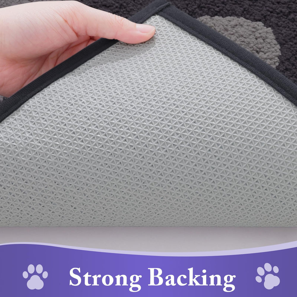 Buganda Dog Door Mat showing anti-slip backing