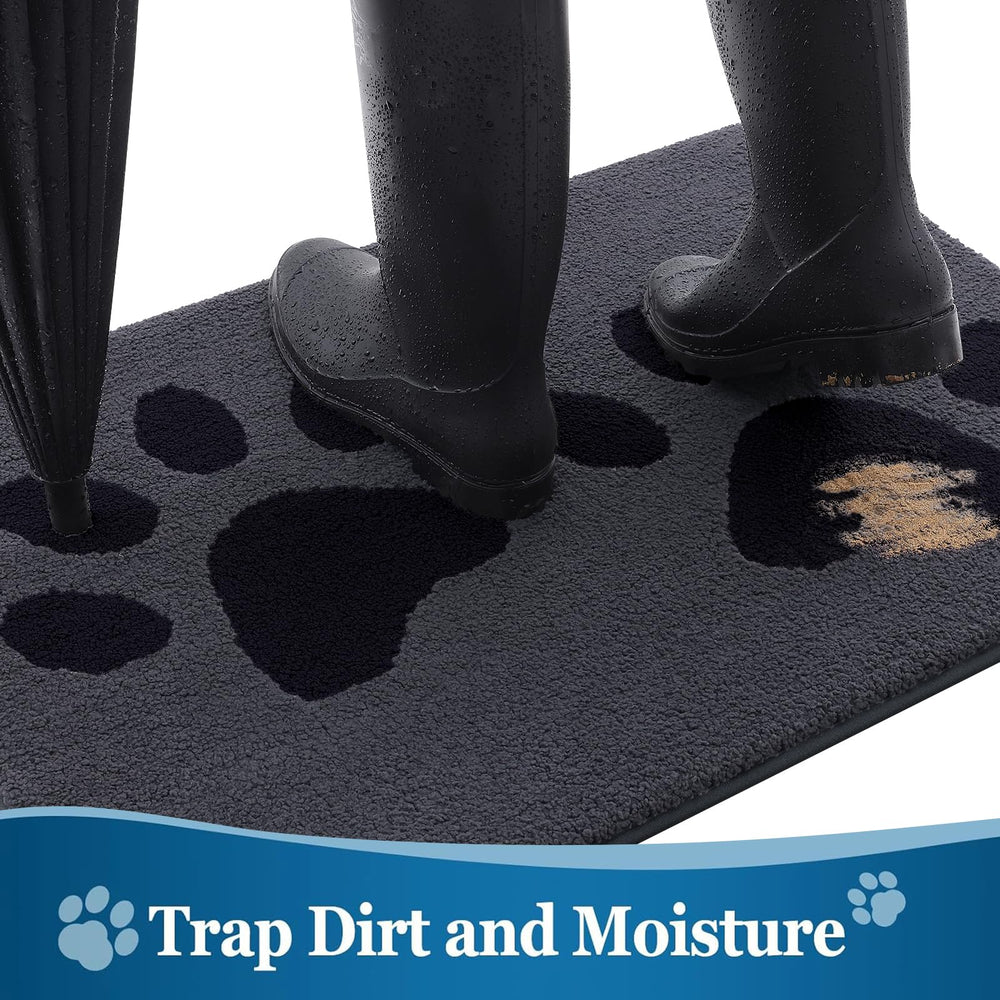 Buganda Dog Door Mat side view showcasing low-profile design