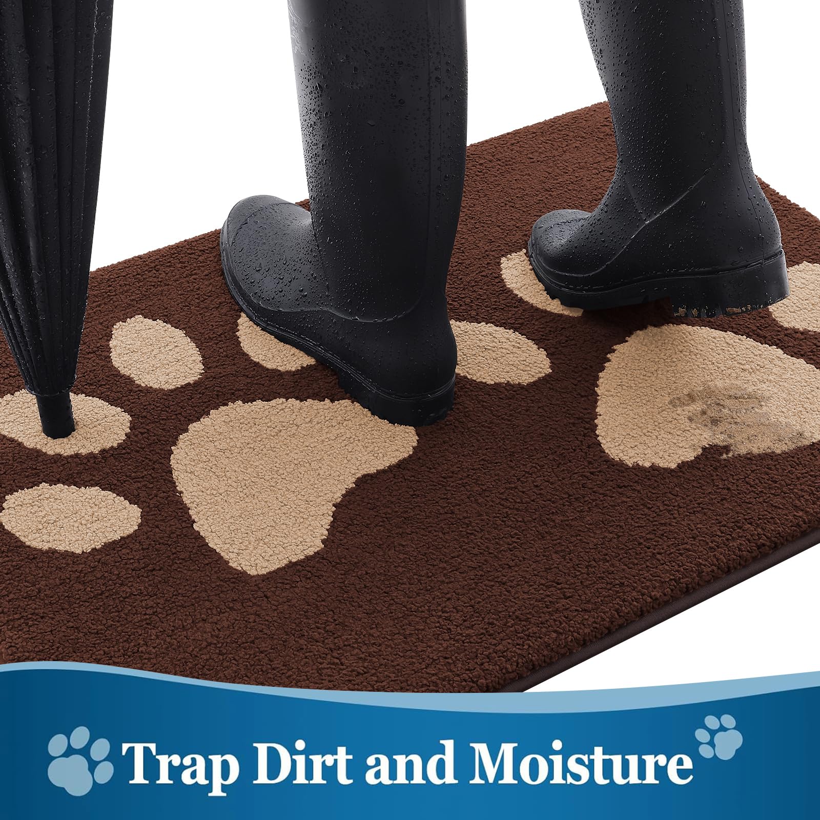 Buganda Dog Door Mat texture close-up